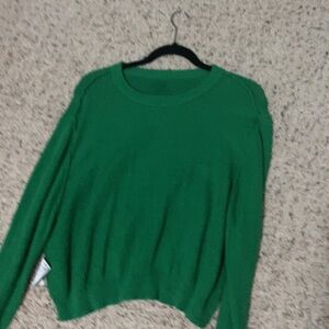 Green sweater